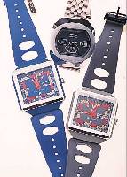 KONVOLUT: 4 HERRENARMBANDUHREN SCHWEIZER PRODUKTION, FüR DEN DTSCH. MARKT UM 1972, LAGERW. NACH GESCHäFTSAUFL., 2X FIBERGLASGEH. ...