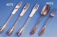 6 MELONENGABELN, FRANKREICH, UM 1890, 950ER SILBER, EMILE PUIFORCAT, KLASSIZIST. DEKOR, MIN. GEBR.-SP., QUALITäVOLLVE, MEISTER-LICHE ...