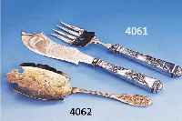 EISHEBER, EMILE PUIFORCAT, FRANKREICH UM 1890/1900, 950ER SILBER VERGOLDET, GRIFFENDE MIT FLORALEM DEKOR, FEIN PUNZIERT UND NACHGE- STOCHEN, ...
