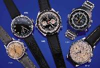 ARMBANDCHRONOGRAPH RATTRAPANTE, VALJOUX BASISKAL. 55, SCHWEIZ UM 1938, EDELST., BODEN U. GLASR. GEDR., INNENBODEN U. REST. BLATT SIGN., ...