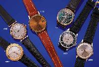 TRIBAUDEAU HERRENARMBANDUHR CHRONOMETER, REF.-NR. 11907, FRANKREICH UM 1969, GG 750/000BODEN GEDR., VERS. BLATT SIGN. TRIB, ANKER- RUNDWERK M. ...