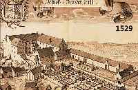 KONVOLUT VON 7 BLATT, MIT KUPFERSTICHEN V. WENING, CA. 1720, OBERPFLALZ (ALTMüHLTAL): 1.) SCHLOSS SANDERSTORFF, GUTES BLATT OHNE ALTEN ...