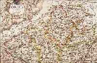 KONVOLUT VON 2 BLATT, ALTKOLOR. KUPFER- STICHK. V. CHR. MüLLER BEI HOMANN, CA. 1740: 1.) ALTKOLOR. KUPFERSTICHK. V. CHR. MüLLER BEIHOMANN, ...