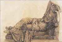PIRANESI, FRANCESCO, DAT. 1781, KUPFERSTICH,CA. 30 X 43 CM, CLEOPATRA, ALTERSBEDINGT GEBRäUNT, ...