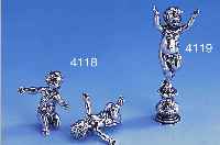 PETSCHAFT: AMOR, 925ER SILBER MASSIV, DEUTSCH NACH 1950 NACH BAROCKEM VORBILD, CA. 109 G, SIEGEL UNGESCHNITTEN, H CA. 9 CM
