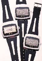 KONVOLUT: 4 PRÄTINA DIGITALHERRENARMBANDUHREN, UNGETR. LAGERW., NACH GESCHäFTSAUFG., ORIG.-BäNDER, MASSIV METALLGEH. VERCHR., ...