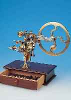 UHRMACHER-MASCHINE, WOHL SCHWEIZ, UM 1910/1920, SOGEN. RäDERWäLZMASCHINE, STAHL/MESSING/BRONZE, EXTRAFEINE AUSFüHRUNG, SYSTEM ...