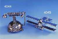 SILBERMINITAUR "DOPPELDECKER", 925ER SILBER, VOLLPLASTISCHE AUSF., RäDER UND PROPELLER BEWEGLICH, CA. 9.5 X 12 CM