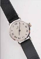 OMEGA DAMENARMBANDUHR, REF.-NR. D-5726, SCHWEIZ UM 1969, WG 585/000, BODEN GEDR., VERS. KONTRASTZIFFERBL., RUNDANKERW., 17 ST., VERG., ...