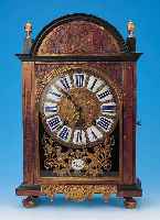 PENDULE, PECQVET à PARIS, UM 1680, AUFWENDIGGEARBEITETES GEHäUSE IN BOULLE-TECHNIK, SOG. PENDULE RELIGIEUSE STIL LOUIS XIII, GEHäUSE ...