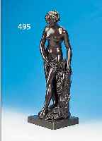 BRONZESKULPTUR, FALCONNET, ENTWURF 1757, AUSFORMUNG UM 1900, BRONZE, PATINIERT, H. 61 CM, Z.T. MIT KRATZSPUREN, VOR ALLEM AN EINER ...