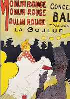 TOULOUSE-LAUTREC, HENRI DE, DREI FARBLITHOS,VERSCH. PLAKATENTWüRFE, JE CA. 32 X 23 CM, PP,ED. ANDRE SAURET MONTE CARLO 1966, GEDRUCKT BEI MOURLOT