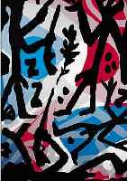 PENCK, A.R., , BEGINN DES KALTEN KRIEGES, FARBSERIGRAPHIE, AUFLAGE 50 EXEMPL., HAND- SIGNIERT UND BETITELT, CA. 68 X 48 CM