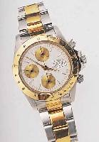 TUTIMA ARMBANDCHRONOGRAPH, SCHWEIZ/DEUTSCH- LAND UM 1992, EDELST., TEILW. MATT., BODEN, DRüCKER U. KRONE GESCHR., BEI FERTIGST. WAS- SERD., ...