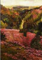 ENGELHARD, ANTON, * 1875 FRANKFURT - 1936 KARLSR., ÖL/LWD., 59 X 40 CM, LANDSCHAFTSDARSTELLUNG