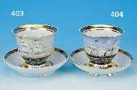 KAPITäNS TASSE, HAMBURG, 20. JH., PORZELLAN,H. 10 CM, LIM. AUFLAGE 1000, HANDBEMALT, GOLDSTAFFAGE, PARIS