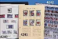 BRIEFMARKENSAMMLUNG, DEUTSCHLAND 1920-1969,POSTFRISCH/UNGEBRAUCHT, DIE 60ERJAHRE MEIST 5-FACH, MICHELKATALOG CA. DM 1800.-