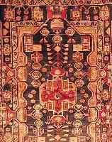 NAHAWAND,PERSIEN CA.214 X 143 CM. EHZ.3 FLOR WOLLE CA. 40 JAHRE.