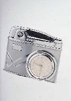 BULER BENZINFEUERZEUG MIT EINGEBAUTER UHR, GLEICHEN NAMENS, SCHWEIZER STIFTENANKERW., FEUERZEUGKöRPER WOHL JAPAN, SELTENE KONSTELLA-TION, 50ER ...