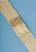 GOLDBAND FüR HERRENARMBANDUHR, GG 750/000, GEFLOCHTEN, VERS. FALTSCHL., STEGBR. 18 MM, L. VON STEG ZU STEG CA. 12,5 CM, TOTALGEW. CA.40 G, ...