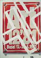 ZANGS, HERBERT, GEB. 1924, MIT DISPERSION üBERMALTES PLAKAT DER ART BASEL 1981, HANDSIGN UND DAT., CA. 60 X 42 CM,U.GL.; R.