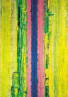 JEKAL, WOLFGANG, GEB. 1944, LIEBE OHNE WORTE, ACRYL AUF HOLZ, RüCKSEITIG HANDSIGNIERT UND DAT. 1998, XA. 87 X 57 CM