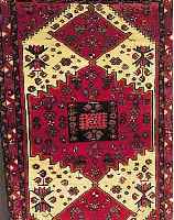 HAMADAN, PERSIEN, 152 X 100CM, EHZ 2 FLOR WOLLE, CA.20 JAHRE