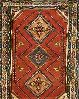 HAMADAN, PERSIEN, 150 X 112CM, EHZ 2 FLOR WOLLE, CA.20 JAHRE