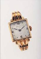 LONGINES DAMENARMBANDUHR, REF.-NR. 5504/54, SCHWEIZ UM 1950, GG 750/000, KORDELBAND ZU ERS., BLATT VERS. FL., FORMANKERW., 17 ST., KOMP.-UNR., ...