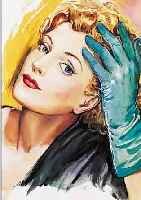 UNBEKANNTER MALER, DATIERT 1941, PORTRäT EINER FRAU MIT HANDSCHUH, GOUACHE AUF BüTTEN, MITTIG UNLESERLICH SIGN., CA. 32 X 24.5 CM, PP