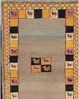 INDO-GABBEH, 178 X 114CM, EHZ 2 FLOR WOLLE, CA.10 JAHRE