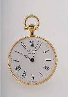 CHOPARD DAMENTASCHEN/ANHäNGEUHR, REF.-NR. 3021, SCHWEIZ UM 1970, GG 750/000, BODEN U. GLASR. GEDR., RAND KANNELIERT, EMAILFARB. ...