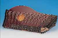 ZITHER, DEUTSCH, UM 1910, MIT ALTERSBEDINGTEN GEBR.-SPUREN, IM ORIG. ETUI