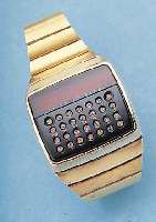HEWLETT PACKARD SET: BEST. AUS ARMBANDUHR, U. KUGELSCHREIBER, ORIG.-KASTEN M. PAPIEREN U. HERKUNFTSNACHW., BED.-HANDBUCH, USA 1977, EDELST. ...