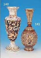 VASE, CAPODIMONTE, 50ER JAHRE, , FEINSTEINGUT, REICH RELIEFIERT MIT BACCHANTEN-REIGEN, BUNT BEMALT, H. CA. 35 CM