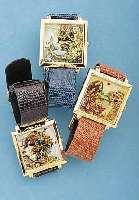 ALBERT BELASCO SAMMLERSET: 4 DESIGNERARMBAND- UHREN MIT DARSTELLUNG DER 4 JAHRESZEITEN, LIMITED EDITION LT. EINL. 1000 STüCK, VORDER- U. RüCKS. ...
