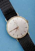 CERTINA HERRENARMBANDUHR, REF.-NR. 4109/030,SCHWEIZ UM 1965, GG 585/000, FLACHE AUSF., GLASR. GEDR., ORIG.-ETUI, LEDERB. SEK., BLATT VERS., ...