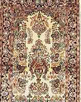KASHMIR, INDIEN, 154 X 94CM, EHZ 1-2 FLOR SEIDIG, CA.10 JAHRE
