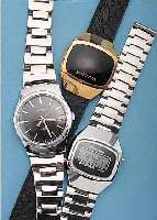 KONVOLUT: 3 PRÄTINA QUARTZHERRENARMBANDUHREN, VERSCH. TECHNOLOGIEN, UNGETR. LAGERW., UM 1968-1978, 1X ELEKTROMECHANISCHE KOMB. M. ...