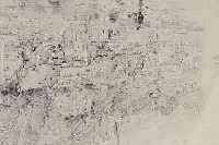 PüTTNER, RICHARD, 1842 WURZEN-1913 MüNCHEN, PARTIE IN OBERSTEIN AN DER NAHE, BLEISTIFT AUFGRAUGRüNEM PAPIER, VERSEHEN MIT HINWEISEN ZUR SPäTEREN ...