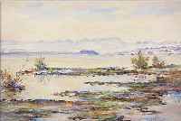 OSSWALD, FRITZ, 1878 ZüRICH-1966 STARNBERG, BEI POSSENHOFEN, WEITE VORGEBIRGSLANDSCHAFT, ÖL/HOLZ, RE. U. SIGN.,CA. 58 X 78 CM, R.