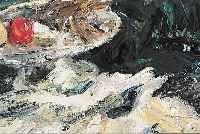 LADWIG, ROLAND, GEB. 1935 WEDEL, STILLEBEN MIT SILBERTELLER, ÖL/LWD, MITTIG RECHTS SIGNIERT, CA. 50 X 60 CM, R.