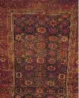 MALAYER,PERSIEN CA.352 X 205 CM. EHZ.4-5 FLOR WOLLE UM 1900.