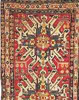 KAZAK,RUSSLAND CA.312 X 134 CM. EHZ.5 UM 1900 WOLLE-WOLLE.