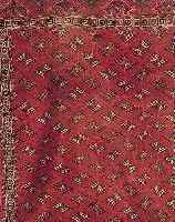 JOMUTH,RUSSLAND CA.300 X 217 CM. EHZ.3-4 WOLLE-WOLLE UM 1920.