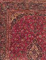 KECHAN,PERSIEN CA.417 X 328 CM. EHZ.3 FLOR WOLLE UM1950.