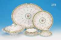 SERVICE, HAVILAND LIMOGES, 2. HäLFTE 20. JH., PORZELLAN, VIEUX PARIS, BEST. AUS: 6 TELLERN, 6 ...