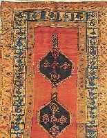 GENTJE,RUSSLAND CA.377 X 115 CM. EHZ.4 WOLLE-WOLLE UM 1900.