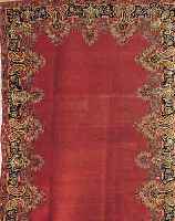 SARROGH,PERSIEN CA.480 X 200 CM. EHZ.3-4 FLOR WOLLE UM 1900.