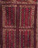 AFGAHNE CA.154 X 116 CM. EHZ.3 WOLLE-WOLLE CA.40 JAHRE.
